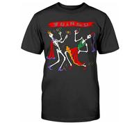 LIDAJIE Vintage 80'S Oingo Boingo Alive 1989 T-Shirt New Reprint Shirt for Men Shirt T-Shirt Black S