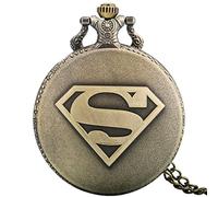 LIDCOM Hot Platform Quartz Pocket Watch Bronze Full Hunter Necklace Pendant Anime Clock,S