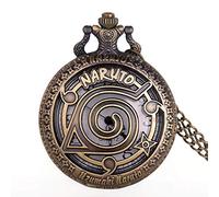 LIDCOM New Design Unique Bronze Quartz Pocket Watch Necklace Pendant Mens Womens Watches Gifts