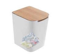 Lidded Waste Paper Basket Large Capacity Garbage Waste Paper Storage Indoor | Trash Waste Paper Trash Container for Indoor Outdoor Living Room Bedroom Study Room Bathroom Kitchen Office Desktop Ho