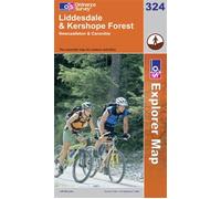 Liddesdale & Kershope Forest OS Explorer Map 324