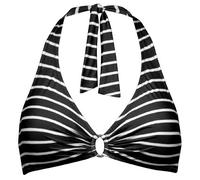 Lidea - Women's Line Up Halter Bikini Top - Bikini top size 42 - Cup: C, black/grey