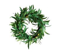 LIDEBLUE Artificial Olive Leaf Garland, Ivy Vines Leaf Greenery Ornament for Wedding Home Indoor Outdoor Wall Party Decor