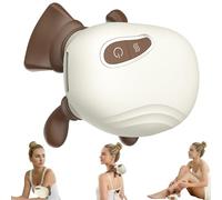 LIDEEYA 4D Wireless Neck and Shoulder Massager, Bionic Hands Deep Tissue Shiatsu Neck Massager with 3 Relaxation Modes, Portable Electric Kneading Massager for Home Office, Holiday Gift