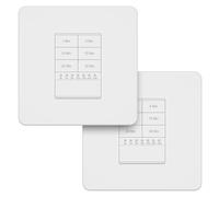 LIDER 30-Minute Countdown Timer Switch, No Neutral Required, White, 2 Pack