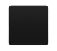 LIDER Screwless 1-Gang Blank Faceplate, Blank Plate for Wall Socketm, Flat Cover for Standard UK Pattress Boxes, Flame-Resistant Polycarbonate, Round Edges, UKCA Certified, Black