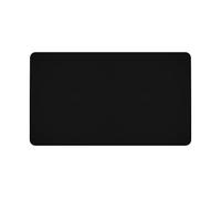 LIDER Screwless 2-Gang Blank Faceplate, Blank Plate for Wall Socket, Flat Cover for Standard 2-Gang Pattress Boxes, Flame-Resistant Polycarbonate, Round Edges, UKCA Certified, Black