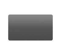 LIDER Screwless 2-Gang Blank Wall Plate, Flat Cover, Space Grey | Modern Low-Profile Design, Round Edges, UKCA Certified, Flame-Resistant Polycarbonate, Polycarbonate Thermoplastic