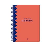 Liderpapel 25-26 Spiral Classic Red Day Page A5 Bilingual FSC Paper 70 g.