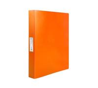 Liderpapel 4 Ring Binder 25 mm Mixed 43431 Polypropylene Din A4 Orange Frosty Series
