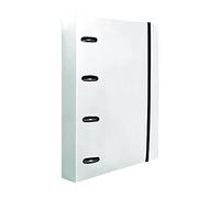 Liderpapel A4 5 mm 100 Sheets 80 g Polypropylene 4 Rings 40 mm Transparent