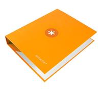 Liderpapel Antartik 4 Ring Binder 40 mm Mixed Lined Mustard Colour