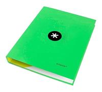 Liderpapel Antartik A4 Lined 4 Rings 25 mm Round Green