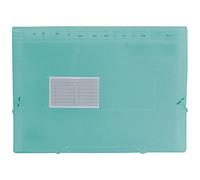 Liderpapel FU13 Document Folder A4 Transparent Green