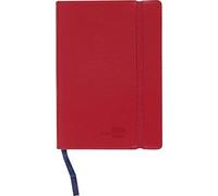 Liderpapel LG09 Imitation Leather Notebook A7 120 Sheets 70 g/m² Index Red