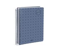 Liderpapel Spiral Diary Classic A6 2024 Week View Cover Polypropylene Paper 70 g Blue