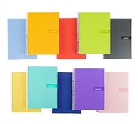 Liderpapel Spiral notebook a5 crafty cover lined 80h 90g millimeter 2mm assorted colors