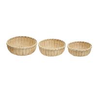 Lidi Set Of Three Bamboo Baskets