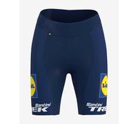 Lidl-Trek 2024 Cycling Shorts Blue Yellow Women - XS