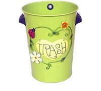 Lidless Creative Living Room Kitchen Large Lovely Bins Home Living Room Bedroom Paper Basket Mediterranean Europe And The United States Wind(Green)