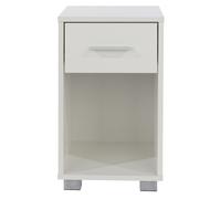 Lido Bedside Cabinet - 1 Drawer - White