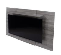 Lido extendable fixed TV wall panel, grey oak effect