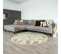 Lido Lounge Sofa - Stone - Fabric - Black Legs - LHF