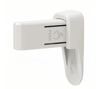 LIDOUK Door Lever Safety Lock, Door Locks for Children, Child Door Handle Lock, Baby Proofing Door Lever Lock Without Drilling, 3M VHB Adhesive, Easy to Install, No Tools Required (Pure Pure White)