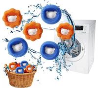 LIDOUK Pet Hair Remover for Laundry, 6 Pcs Laundry Pet Hair Catcher, Washing Machine Hair Catcher, Washing Balls Dryer Balls for Clothing Dog Cat Pet Fur Remover