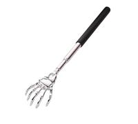 LIDOUK Telescopic Back Scratcher, Portable Handheld Massage Stick, Unusual & Funny Massager (Black)