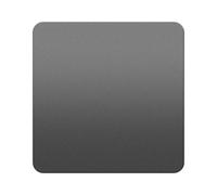 LIDRE Screwless 1-Gang Blank Faceplate, Blank Plate for Wall Socket, Flat Cover for Standard UK Pattress Boxes, Flame-Resistant Polycarbonate, Round Edges, UKCA Certified, Space Gray