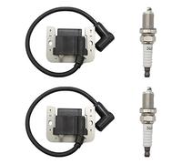 Lidscura 2PCS Ignition Coil with Spark Plug 24 584 45-S 24 584 01-S Replacement for Kohler CH25 CH620 CH640 CH670 CH680 CV730 CH740 CH750 SV710 SV715 SV725 SV730 Lawn Mower