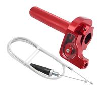 LIDSCURA Handle Throttle Grip, CNC Aluminum Quick Twister with Throttle Cable, Replacement for Most ManualRacing Motorcycles