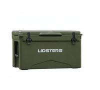 LIDSTERS 23L 33L 47L Rotomoulded Ice Cooler Box Green Heavy Duty Insulated Cool Box Portable Cup Holders & Bottle Opener Carp Fishing, Camping, Outdoor, Beach, Festival 5-7 Day Ice Retention