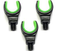 Lidsters Carp Fishing Green U Rest Butt Pod Rod Rests Foam Grip Light Weight (3)