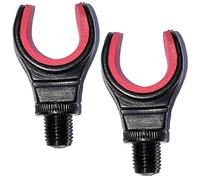 Lidsters Carp Fishing Red U Rest Butt Pod Rod Rests Foam Grip Light Weight