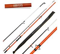 Lidsters Fishing Beachcaster Sea Beach Pier Fishing Rod 12ft 2pc Orange LFS