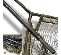 Lidsters Fishing Saber Fishing Carbon Landing Net 42'' Carp Coarse Mesh Tackle + Pole Handle Carp, green