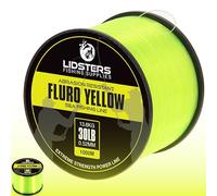 Lidsters Fluoro Yellow Mono Sea Fishing Line - Abrasion Resistant 20lb 30lb 40lb (Yellow, 1000m, 30, Pounds)