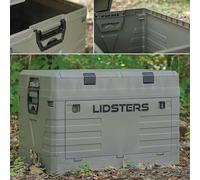 Lidsters XL Pro Storage Box 90L - Foldable Carp & Sea Fishing Tackle Gear Organiser for Camping and Outdoor Storage As Seen on Carpology