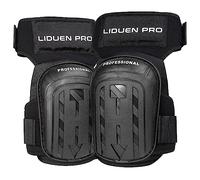 LIDUEN PRO Knee Pads for Work- Heavy Duty Gel Knee Pads with High Density Foam Padding and Strong Stretchable Straps for Construction, Flooring Gardening, Cleaning and Garage