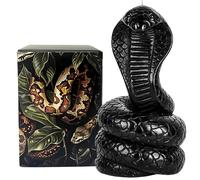 LIDY Black Snake Candle 7in, 30hr, Gift Box - Snake Big Candle for Goth Decor & Gifts - Creepy Black Room Decor - Gothic Decorations for Men & Women - Unique Cobra Figure for 2025