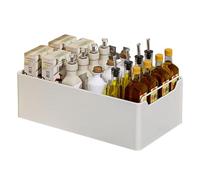 Lidzopas Pull Out Cabinet Organizer Kitchen Storage Drawer Slide Out Drawers Shelf Storage, No Drilling and Nailing, Bathroom Cabinet Organizer, Pantry