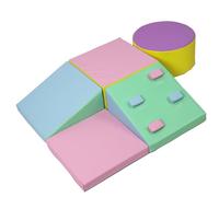 Lidzopas Soft Baby Climbing Frame and Ball Pit, Indoor Play Gym for Toddlers Ages 1-3, Montessori-Inspired Sensory Toy and Soft Play Set, Safe and Durable for Crawling and Building Activities