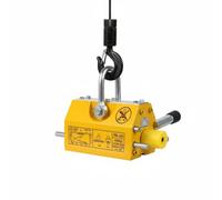 Lidzopas Steel Flat Permanent Magnet Chuck 1 Piece Carton Packed, Lifting Magnet, Heavy Duty Magnetic Lifter, High Capacity Magnetic Chuck, Safe Industrial Magnetic Workholding