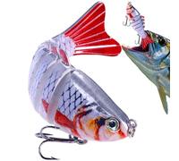 Lie Fishing Nat Bait, Swimming Fishing Bait, Hard Body of Fishing to Swimming | Professionals for Beginners Freshwater and Saltwater Gear for Tuna, Swimming Fishing