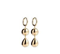 LIE STUDIO The Catherine hoop earrings - Gold One Size