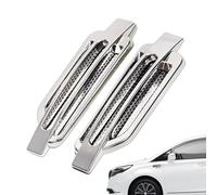 Lieawy Car Side Air Vent, Bonnet Air Intake Trim - Side Vent Decorative Decal Sticker for Vehicle Hood Bonnet Engine Truck Automobile