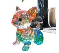 Lieawy Dog Figurine,Cute Rainbow Modern Art Ornament | Small Dog Decor for Home,for Outdoor Indoor Garden Yard Lawn Desk Bedroom Office Shelf Christmas Birthday Easter Holiday