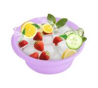 Lieawy Face Bowl for Ice,Silicone Reusable Cold Mold - Foldable Facial Cold Plunge Bowl | for Women Men Facial Home Travel Bath Beauty SPA